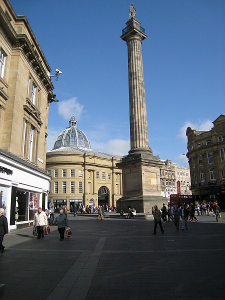 2011 UK England Newcastle  0685.jpg - A visit to Newcastle in the UK, April 2011. The first day was getting there, seeing downtown, shopping, "The Keep", the Grand Hotel, and the coast.